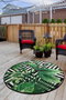 Conceptum Alfombra Tropic - Green Multicolor 100 cm